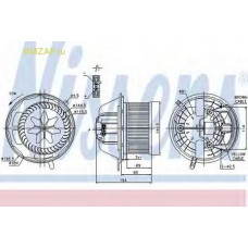 Электродвигатель вентилятора салона (E81/E82/E87/E87/E88/E90/E84/F25/F26/E89)